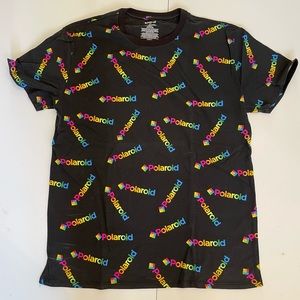 Polaroid all over print T-shirt size large